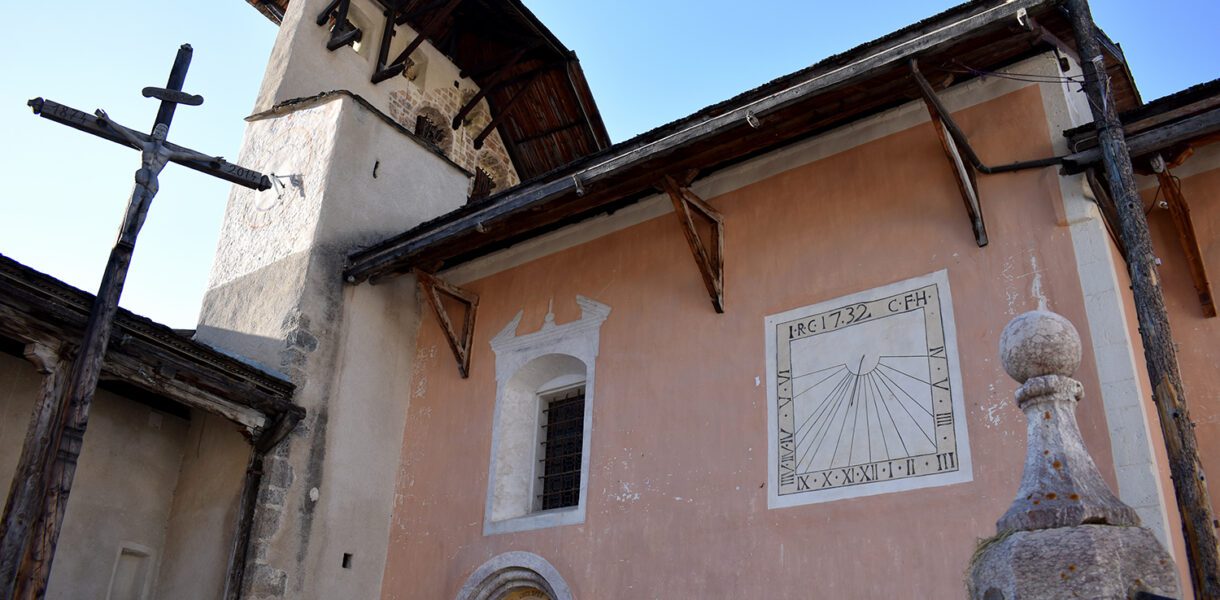 façade de l’église de Ceillac