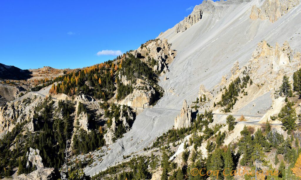 route pour le col d'Izoard