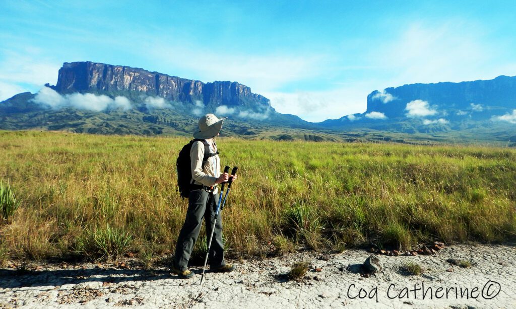 Kat devant le Roraima