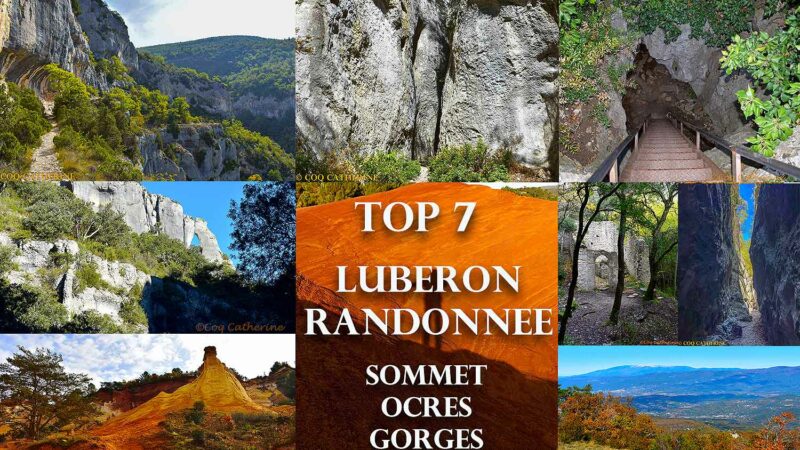 Diverses photos des randonnées dans le Luberon
