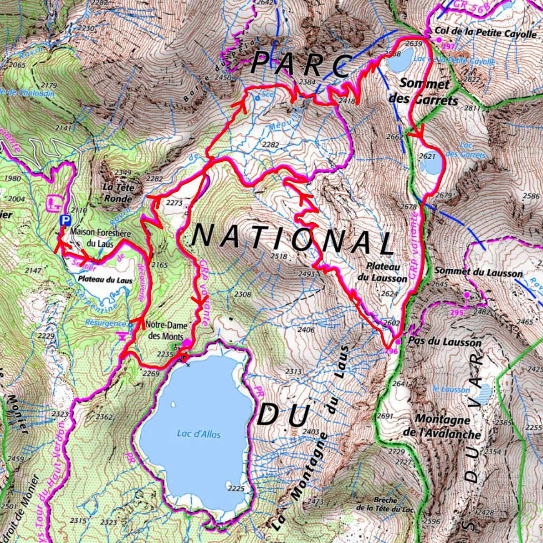 Le lac d’Allos et de la petite Cayolle en randonnée