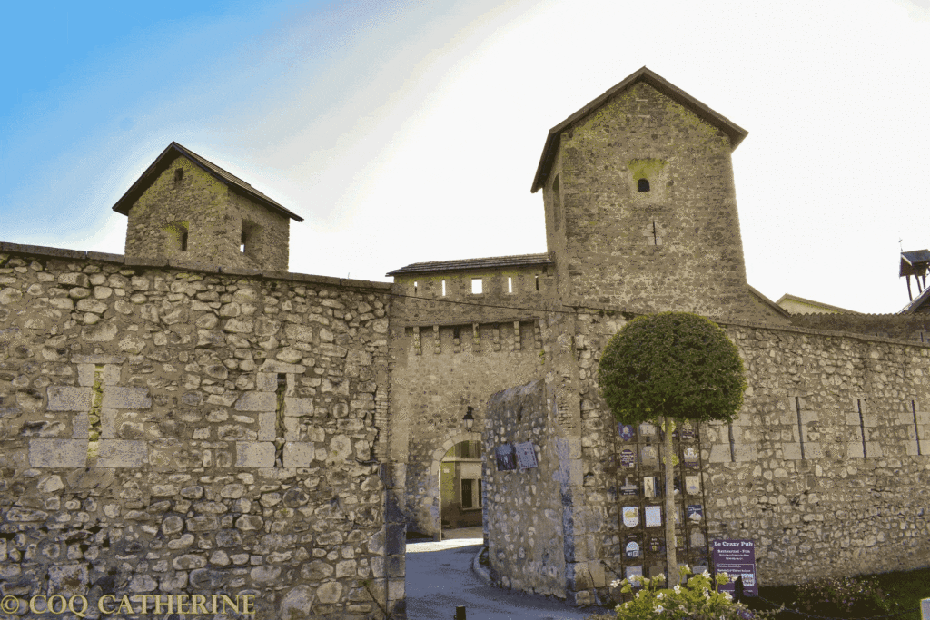 la porte de Savoie pour entrer dans le fort de Colmars les Alpes