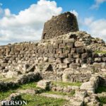 Tour nuraghe du site d'archéologie en Sardaigne