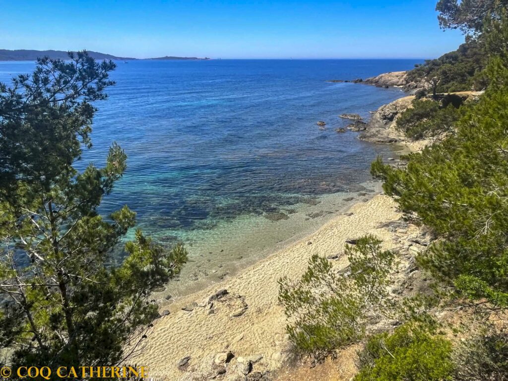 La plage du camp de vacances Belambra sur la Presqu’ile de Giens
