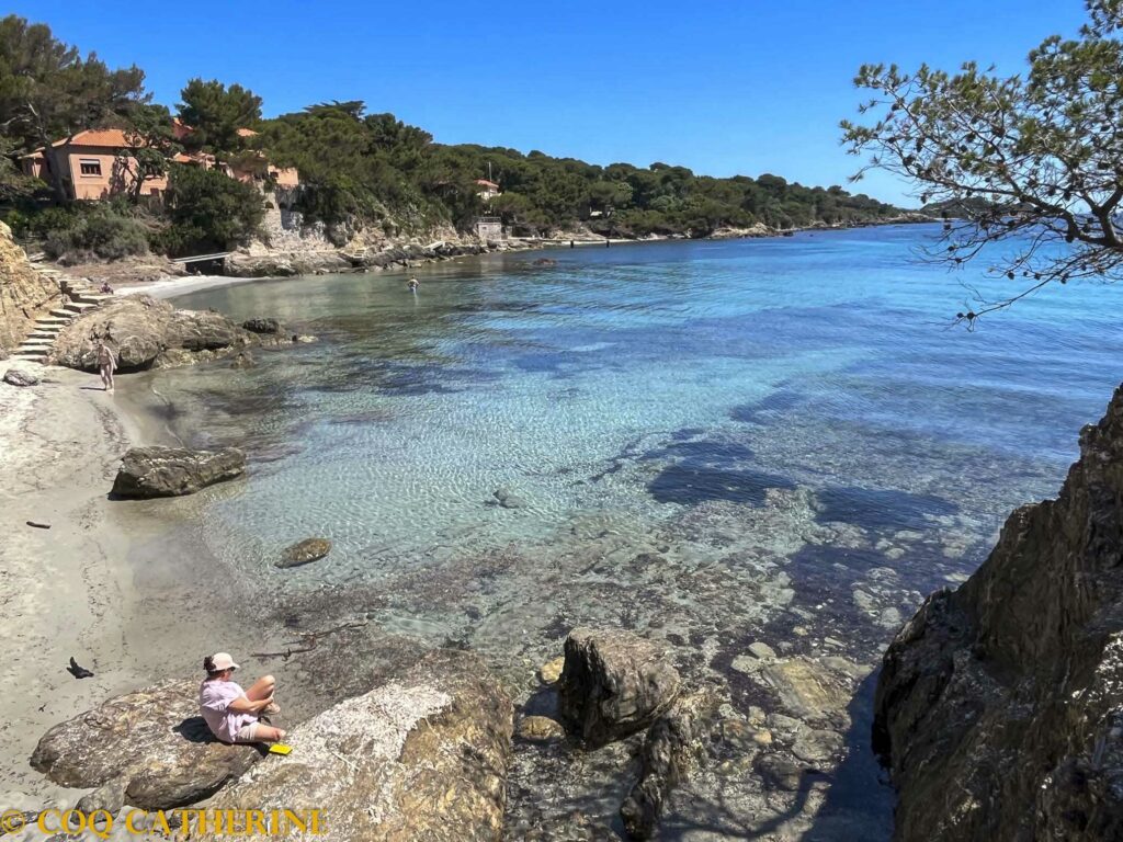 La plage sauvage du Bouvet sur la presqu’ile de Giens