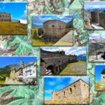 montage photos des plus belles randos pour les forts de Briançon avec une carte