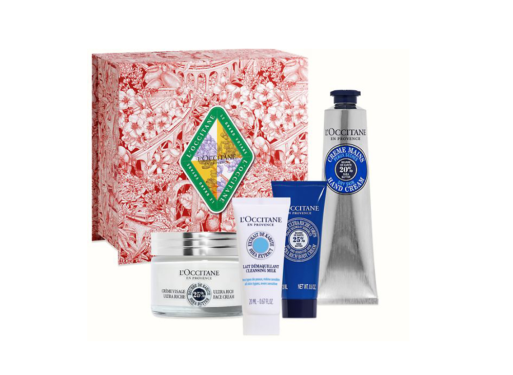 coffret de produits de beaute l'Occitane