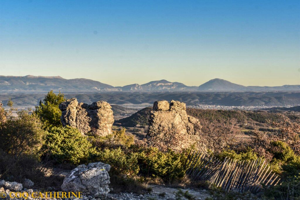 Panorama sur le Verdon depuis les Mourres de Forcalquier
