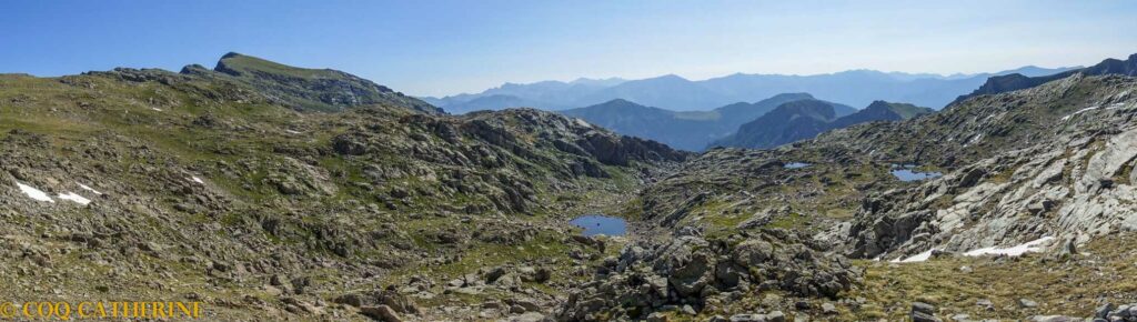 Panorama sur la vallée de Fontanalba sur le sentier de la Vallée des Merveilles