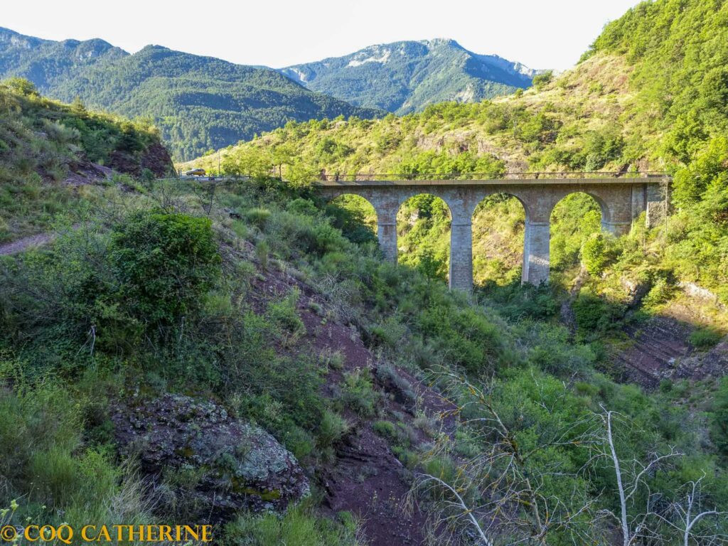 le Pont de Berthéou dans les Gorges de Daluis