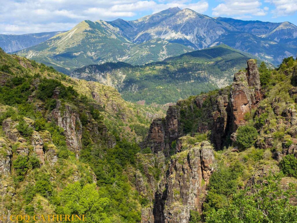 Les falaises des Gorges d’Amen