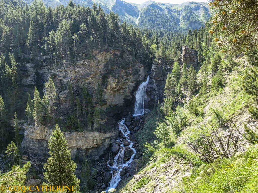 La cascade du Pissoun en Ubaye