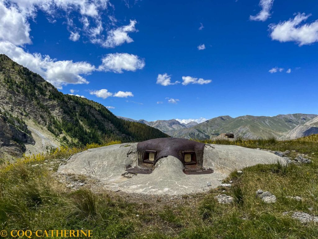 La tourelle de tir du Fort Maginot de la Plate Lombarde
