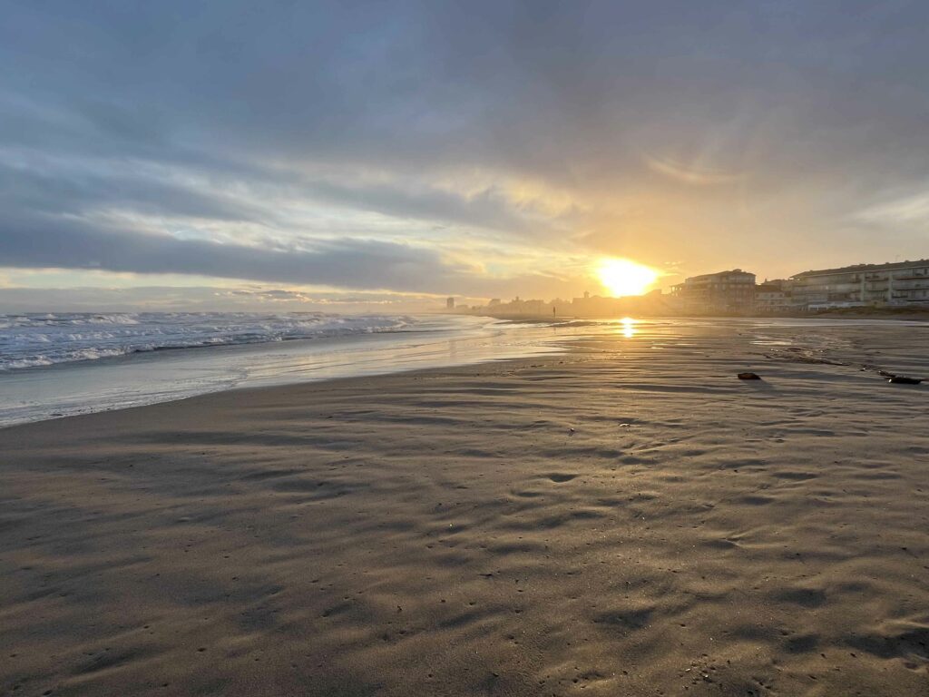 La plage de sable de Valras plage