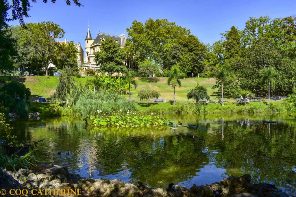 Un bassin d’eau du jardin des poètes de Béziers