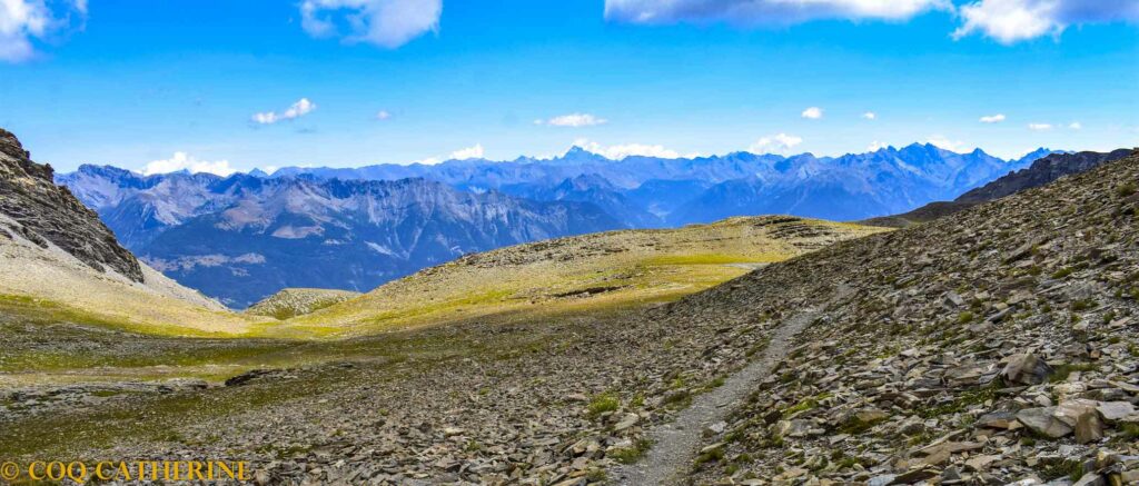 Panorama sur les Alpes depuis le chemin de la Tête de Vautisse