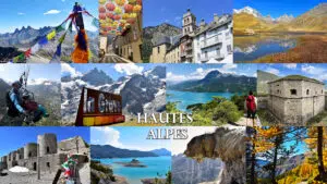 montage de photos des Hautes Alpes
