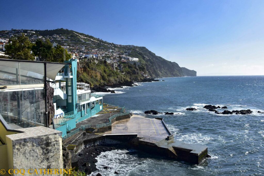 Les plages du centre-ville et du fort de Funchal