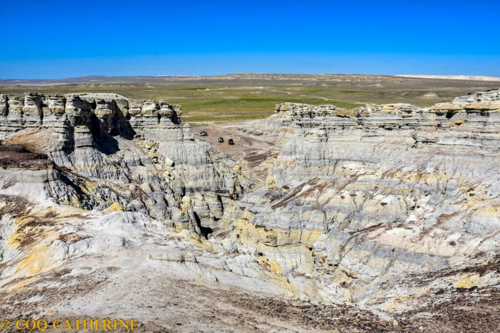 panorama sur le canyon aux roches colorées de Kokala